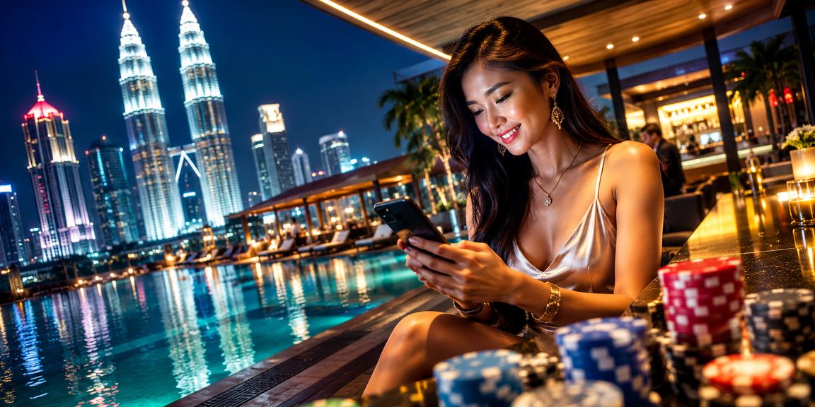 Proses deposit dalam talian yang selamat di Kuala Lumpur menggunakan perbankan internet tempatan